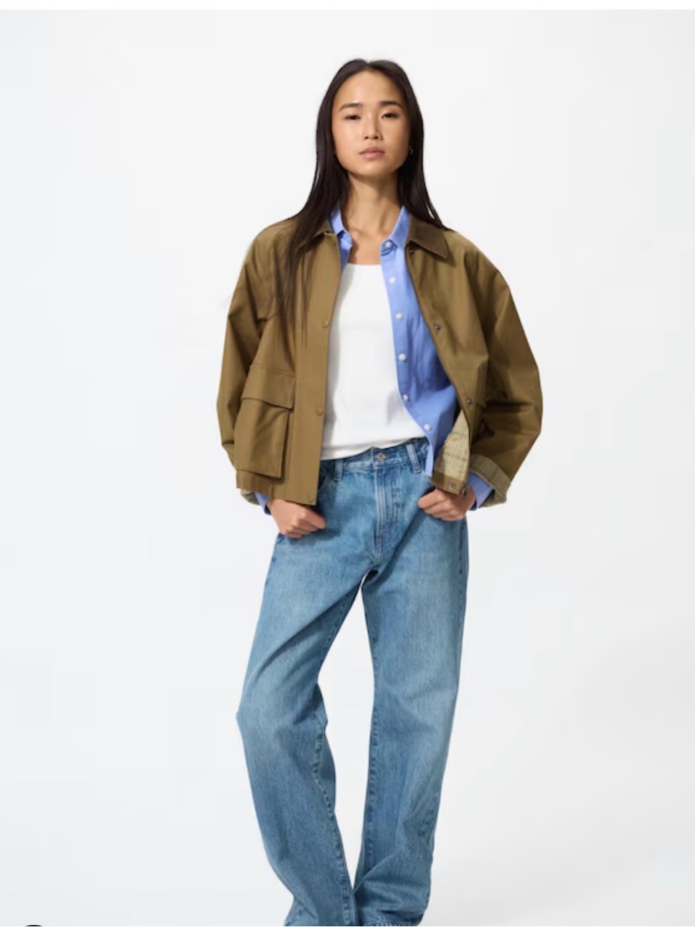 NWT Uniqlo Barn Short Jacket